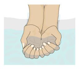 Water and I sticker #3500564