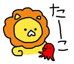 Sweet Handwritten Animals6 sticker #3500880