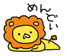 Sweet Handwritten Animals6 sticker #3500896