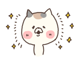 calico cat sticker 2 sticker #3501384