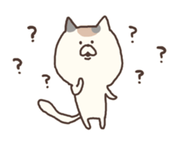 calico cat sticker 2 sticker #3501394