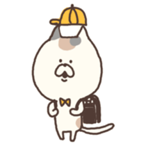 calico cat sticker 2 sticker #3501395