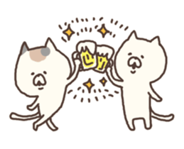 calico cat sticker 2 sticker #3501398