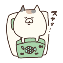 calico cat sticker 2 sticker #3501405