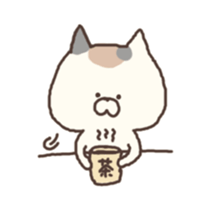 calico cat sticker 2 sticker #3501408