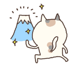 calico cat sticker 2 sticker #3501412