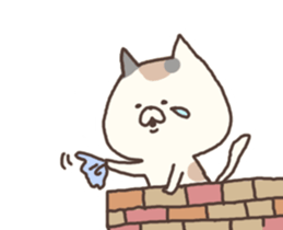 calico cat sticker 2 sticker #3501417