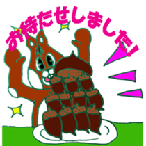 Mr. Squirrel sticker #3501681