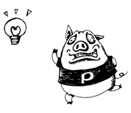 Piggie's Daily Life sticker #3501778