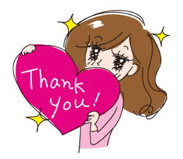 Overaction girl sticker #3501887