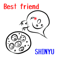 Water flea -English N' Japanese- sticker #3503095