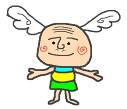 Ear shuttlecock father sticker #3503938