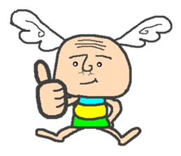 Ear shuttlecock father sticker #3503939