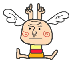 Ear shuttlecock father sticker #3503942