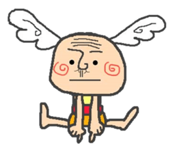 Ear shuttlecock father sticker #3503943