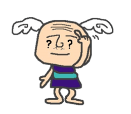 Ear shuttlecock father sticker #3503948