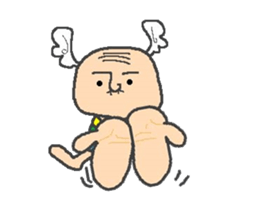 Ear shuttlecock father sticker #3503950