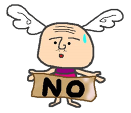 Ear shuttlecock father sticker #3503955