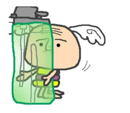 Ear shuttlecock father sticker #3503956