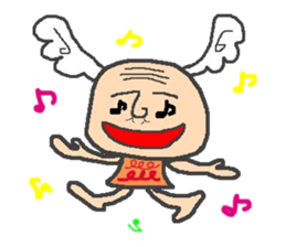 Ear shuttlecock father sticker #3503961