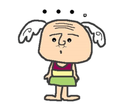 Ear shuttlecock father sticker #3503963