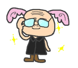 Ear shuttlecock father sticker #3503965