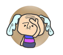 Ear shuttlecock father sticker #3503966