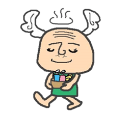 Ear shuttlecock father sticker #3503968