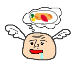 Ear shuttlecock father sticker #3503971