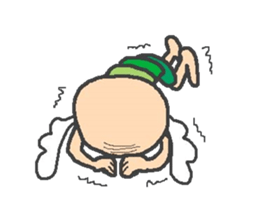 Ear shuttlecock father sticker #3503974