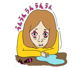 annoying Machiko-san sticker #3504021