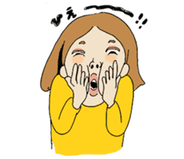 annoying Machiko-san sticker #3504030