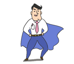 Dressed wearing salaryman Sato sticker #3504218