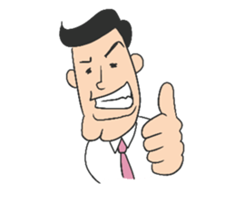 Dressed wearing salaryman Sato sticker #3504227