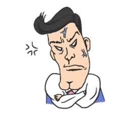 Dressed wearing salaryman Sato sticker #3504248