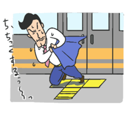 Dressed wearing salaryman Sato sticker #3504256