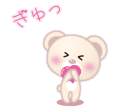 In Love "fluffy polar bear (bear)" sticker #3504345