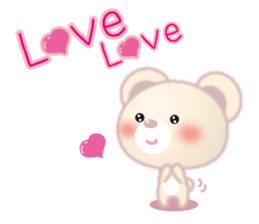 In Love "fluffy polar bear (bear)" sticker #3504375