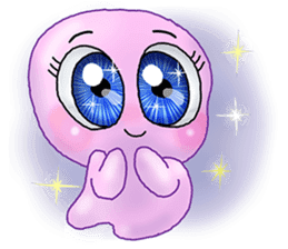 MoongMing, The cute pink ameba sticker #3504380