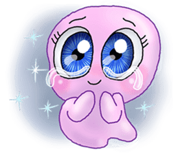 MoongMing, The cute pink ameba sticker #3504381