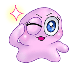 MoongMing, The cute pink ameba sticker #3504382