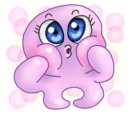 MoongMing, The cute pink ameba sticker #3504386