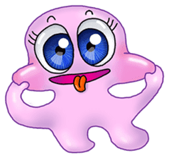 MoongMing, The cute pink ameba sticker #3504387
