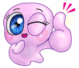 MoongMing, The cute pink ameba sticker #3504388
