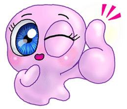 MoongMing, The cute pink ameba sticker #3504388