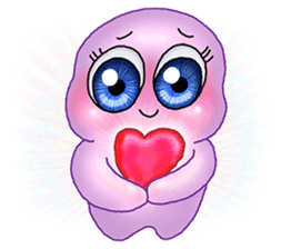 MoongMing, The cute pink ameba sticker #3504389