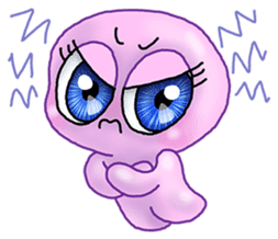 MoongMing, The cute pink ameba sticker #3504410