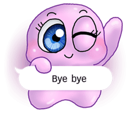 MoongMing, The cute pink ameba sticker #3504417