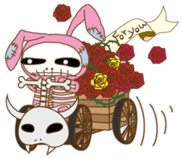 Rabbit Skull of SAOKO sticker #3505526