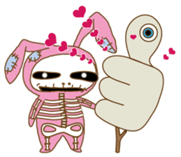 Rabbit Skull of SAOKO sticker #3505531